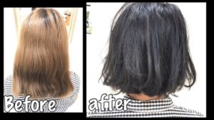 白髪も染まる!本田流アッシュグレーのナチュラルグラデーションカラー【あおいさん】の髪