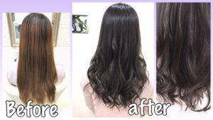 色持ちも透明感も抜群なこの秋オススメ"バイオレットアッシュ"【しほさん】の髪