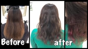 ピンクのインナーカラーとナチュラルバイオレットアッシュが秋らしい！【ちかさん】の髪