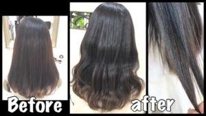 ブルーアッシュグレーのナチュラルグラデーションカラー【さやかさん】の髪