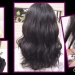 バイオレット×バイオレットのダブルカラーでブリーチなしで濃いめパープルカラー【りなさん】の髪