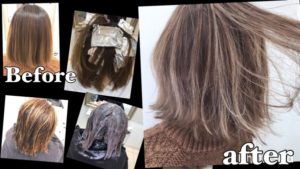 ハイライトからの外国人風カラーでハイトーンを極めよう！【まりなさん】の髪