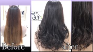 退色も綺麗な濃いめなバイオレットアッシュで艶カラー【ももこさん】の髪