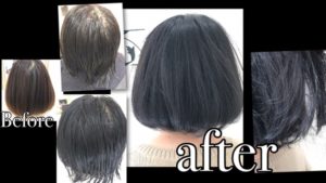 アッシュグレーの色持ちを良くする裏技はダブルカラーがオススメ【みさとさん】の髪