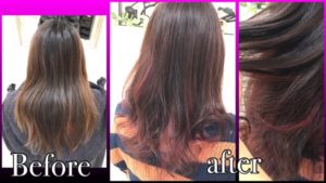 ピンクのハイライト×ベリーピンクな外国人風カラー【ちかさん】の髪