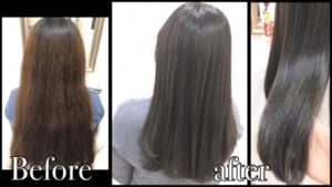 積み重ねるとどんどん赤味抹殺できるアッシュグレー【あずささん】の髪