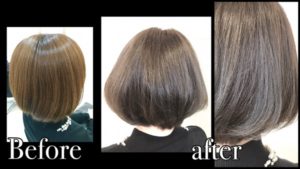 ショートボブに似合うブルージュカラーはこれだ！【りなさん】の髪