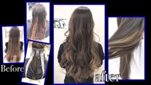 白ベースのインナーカラー×積み重ねる白髪も染めれる外国人風カラー【さゆりさん】の髪