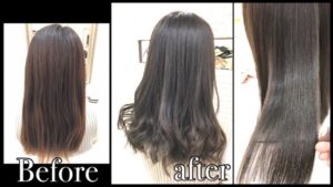 積み重ねる柔らかアッシュグレーのナチュラルグラデーションカラー【ともみさん】の髪