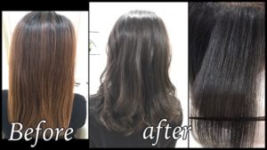 積み重ねる濃厚なアッシュグレーの透明感が綺麗【ゆりさん】の髪