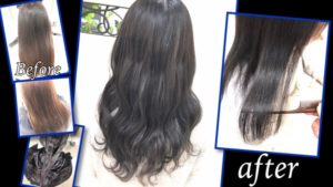 大阪で退色しても綺麗なグレーにするならダブルカラーのプロセス！【なつきさん】の髪