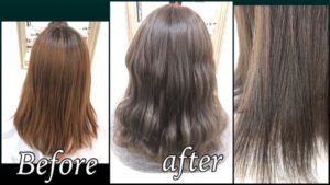 #セピアグレージュで透明感抜群のお洒落カラー【みすぎさん】の髪