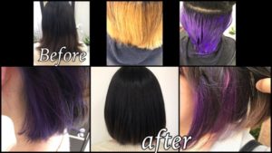 大阪でラベンダーのインナーカラーが可愛すぎる！！！【みづきさん】の髪