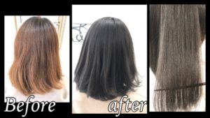 思ったアッシュにならない方は一度濃く染めてみよう！！【あさこさん】の髪