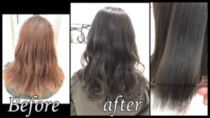 透明感のあるグレージュを極めた外国人風カラー【うららちゃん】の髪