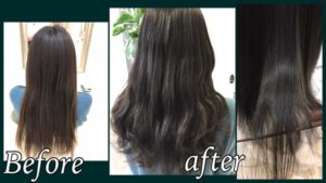 濃厚な#セピアグレージュで透明感がヤバい外国人風カラー【ななさん】の髪