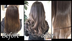 白髪も染めれる外国人風アッシュグレーのグラデーションカラー【さなえさん】の髪