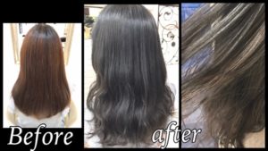 大阪でなかなかアッシュグレーにならない方への外国人風カラー【えりさん】の髪