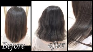 透明感のあるナチュラルなモノトーンアッシュグレー【さとこさん】の髪