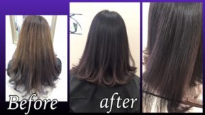 ブリーチベースに濃厚なバイオレットアッシュの透明感が綺麗すぎる!【もかさん】の髪