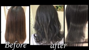 赤味抹殺アッシュグレーで透明感を手に入れよう！【まゆみさん】の髪