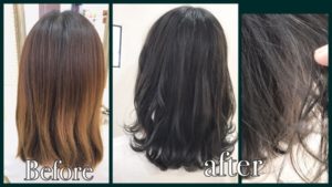 大阪でセピアグレージュにするとお洒落が高まる外国人風カラー【ゆりさん】の髪