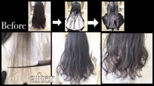 濃いめなアッシュグレーにはハイライトかインナーカラーがオススメ【さつきさん】の髪