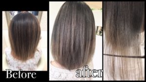 白髪も染めれるセピアグレージュのダブルカラー【さなえさん】の髪