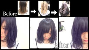 【検証】ダメージしてるブリーチ毛をアールブリーチで染めた！！【アニメ美容師】