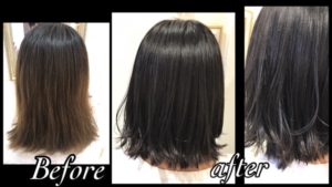 大阪でお洒落な黒髪にしたい方へ【みすぎさん】の髪