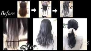 大阪でシルバーバイオレットのインナーカラーがお洒落【ようこさん】の髪