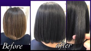 圧倒的濃厚なブルーネイビーの外国人風カラー【まきさん】の髪