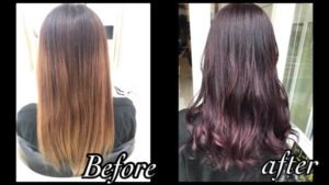 バイオレット×バイオレットのダブルカラーでお洒落に！【ほのかさん】の髪