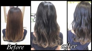 積み重ねる濃厚アッシュグレーで赤み抹殺外国人風カラー【めいさん】の髪