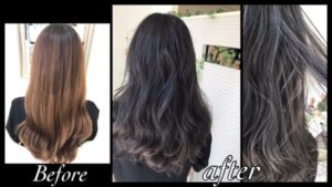 積み重ねる濃厚なアッシュグレージュで透明感MAX！【れみさん】の髪