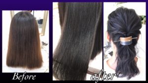 圧倒的濃厚なバイオレットブラックがお洒落過ぎた！！【まほちゃん】の髪