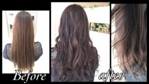 濃厚なバイオレットアッシュの透明感あるお洒落カラー【けいこさん】の髪