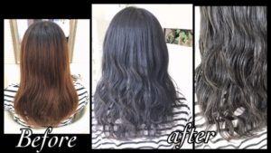 とことん積み重ねるアッシュグレーの外国人風カラー【なつきさん】の髪