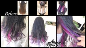 ピンク×ラベンダー×シルバーのインナーカラーが可愛すぎた！！【ももかさん】の髪