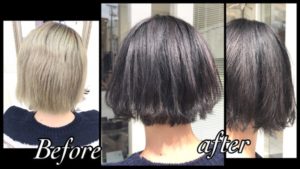 透明感のある外国人風な濃厚グレージュカラー【みきさん】の髪