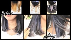 インナーカラーを白くしたい方に！外国人風カラー【ひとみさん】の髪