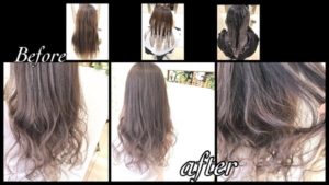 アールブリーチを使って白髪も染めれる外国人風カラー【とみこさん】の髪