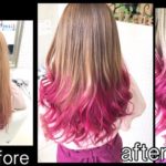 ピンクのグラデーションカラーと外国人風カラーの組み合わせがヤバイ！【まみちゃん】の髪