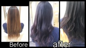 濃厚なバイオレットカラーがお洒落過ぎる！！！【まきこさん】の髪