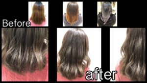 アールブリーチを使って赤味抹殺アッシュグレーに！！【せいなさん】の髪