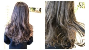 ハイライトの土台に積み重ねるスモークミルクグレージュが綺麗すぎた！【ともこさん】の髪