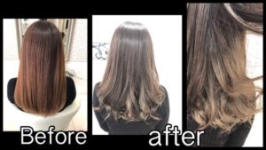 明るさをキープしたスモークミルクグレージュが綺麗れ【ようこさん】の髪