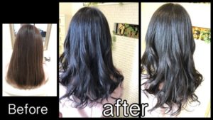 大阪で濃厚カラー！スモークアッシュの透明感が綺麗！【まゆみさん】の髪