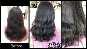 濃厚なセピアグレージュで赤味抹殺お洒落な暗髪に！【なつみさん】の髪