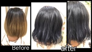 大阪で濃厚なラベンダーアッシュの透明感が凄い！！【ゆうさん】の髪